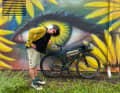 Was guckst du? Maschine und Pilot: Laurin mit seinem Bianchi Arcadex Pro.