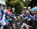 Das bunt gemischte Teilnehmerfeld des 20. Ghost BIKE Cross Country Jugendcamps eint die Leidenschaft am MTB-Sport.