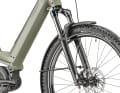 Eine Federgabel von SR Suntour dämpft Fahrbahnunebenheiten am J.on und J.all