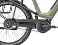 Der Bosch Performance Line Motor mit 625 Wh Akkuleistung ist in die hintere Radaufhängung integriert.