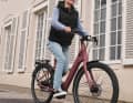 Das Lidl E-Bike Crivit Urban Y.3 hat einen Tiefeinsteigerrahmen für mehr Komfort und Sicherheit.