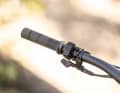 Die unauffällige Shimano Remote am Moterra SL glänzt mit guter Ergonomie.