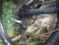 Die XT-Schaltung kombiniert Marin mit Kette und Kassette aus der Linkglide-Serie. Heißt: Nur 11 Gänge und schwerer, dafür deutlich robuster und langlebiger als die klassischen Hyperglide-Komponenten von Shimano.