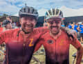 Unser BIKE-Reporter Markus (li.) und Udo Müller fahren heute ihre bestes Ergebnis bislang ein - auch wenn es am Ende zäh wurde.