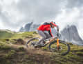 Als Testtrecke dienten die orginalen Stages des Enduro-Weltcups in Canazei.