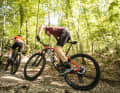Vor allem bergauf liefern sich die schnellsten Hardtail Mountainbikes der Welt einen heißen Kampf.