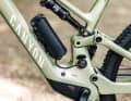 Das Bike ist für die Verwendung des Power More 250 vorbereitet. Den Zusatz-Akku gibt´s als Zubehör.