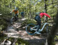 Im April findet auch wieder das EMTB-Camp in Kaltern statt. Mit Testbikes von Simplon und Fahrtechnik-Einheiten.