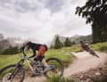 Zum Warmfahren, aber auch zum Spaß haben immer mal wieder zwischendrin: der Flowtrail von Molveno
