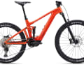 Das Einstiegsmodell: Giant Trance X E+ Elite 3 V2 mit Marzocchi Z2 und Fox Dämpfer, Shimano Deore 12-fach und Alu-Motor und Hinterbau für 5499 Euro.
