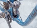 Der Rockshox Dämpfer liegt tief im Rahmen und sorgt für einen optimalen Schwerpunkt