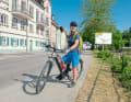 Etappenstart: In Bad Tölz setzte sich der Challenge-Tross mit vollen Akkus in Bewegung.