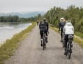 In einer kleinen Gruppe ging es gleich mal auf eine 217 Kilometer lange Route mit 3000 Höhenmeter