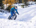 BIKE unterwegs auf der Skipiste - das ist eine ganz neue Art des Mountainbikens!