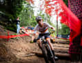 Der amtierende deutsche Meister Max Brandl ging beim XC-Weltcup in Crans Montana an der Start.