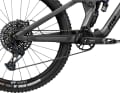 Auch das Heck ist aus Carbon. Das spart Gewicht. Das Radon Jab zählt zu den leichtesten Enduros auf dem Markt. Das beschert dem Bike einen großen Einsatzbereich.