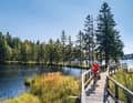 Das Fichtelgebirge und der Fichtelsee. Ein schönes Ausflugsziel in der Natur.
