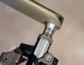 Die Shimano XTR-Pedale wurden mit Meti Rapido Titan-Achsen getuned.