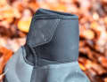 Obwohl die Gamasche weit unter die Hose reicht, bleibt sie schön flexibel - damit lässt sich der MW7 super treten