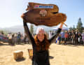 Schon mit 19 Jahren wird Gracey Hemstreet  bei der Red Bull Hardline 2024 „Rider oft he Week“.