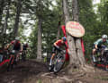 Immer gut für spektakuläre Überhol-Manöver. Selbst Kritiker im Fahrerfeld sind sich einig: Tom ist eine Bereicherung im MTB Worldcup.