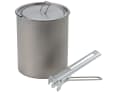 Der Soto Titanium Pot 1100 dürfte auch nach langer Bikepacking-Tour satt machen.
