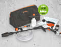 Stihl entert mit seinem Akku-Druckreiniger RCA 20 den Markt der Reinigungsgeräte. Kompakt, flexibel und mobil - mit diesen Attributen wollen die Hessen bei Bikern punkten