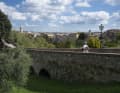 Traumradweg – vor der alten Oberstadt von Colle di Val d’Elsa.