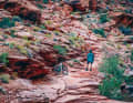 Braydon Bringhurst auf dem  The-whole-Enchilada-Trail während  seines Uphill-Rekords.
