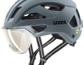 Der Helm kommt in zwei Varianten auf den Markt: als Uvex Stride Visor MIPS mit zusätzlichem Rotationsschutz in den Farben anthracite-matt
