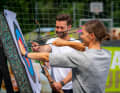 Auch Bogenschießen steht auf dem umfangreichen Freizeit-Programm