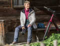 Winterbekleidung: Genussbikerin