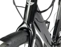 Formschön: Einführung der Bremsleitung in die Gabel am Cannondale Tesoro.
