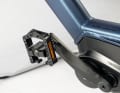 Schlanke Linie im Stand: Das Klapp-Pedal am Hercules.