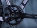 Die Gravel-Schaltgruppe Shimano GRX am Cube Nuroad C:62 Pro mit 40 Zähnen am Kettenblatt ...