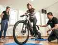 In einem professionellen Bikefitting wurde das Rad optimal an Leserin Conny angepasst.
