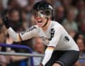 Emma Hinze bleibt eine Bank für Medaillen - sie gewinnt das 500m Zeitfahren. UCI Cycling World Championships in Glasgow, 4. August 2023.