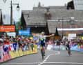 Achtungserfolg für einen deutschen Rennradler. Georg Zimmermann gewinnt für sein französisches Team Intermarche-Circus-Wanty eine Bergankunft in Crest-Voland. 6. Etappe, Criterium du Dauphine, 9. Juni 2023.