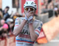Tadej Pogacar (UAE Team Emirates) setzt sich bei Strade Bianche bereits 81 Kilometer vorm Ziel ab und holt einen unvergesslichen Sieg, 02. März 2024.