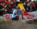 Trägt bald auch das begehrte Trikot! Michael Vanthourenhout beim Männer-Elite-Rennen der Cross-Europameisterschaften in Namur, 6. November 2022