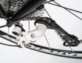Optischer Akzent: Die weiße SRAM Apex Schaltgruppe am Poison Opiat XN