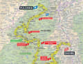 Die Karte zur 10. Etappe der Tour de France 2023