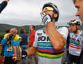 Bärchen-Freund: Peter Sagan war einer der ersten Radprofis, die nach einem Rennen öffentlichkeitswirksam ein paar Gummibärchen einwarfen.