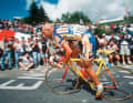 Kurz tritt lang: Der nur 1,72 Meter  große Marco Pantani  fuhr in den Bergen bis zu 180 Millimeter lange Kurbeln.