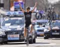 Elisa Longo Borghini bei ihrem Sieg bei der Flandern-Rundfahrt im Jahr 2015