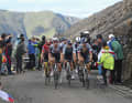 Chefetage: Die Besten dieser Vuelta in einer Fluchtgruppe auf der 17. Etappe (von links): Jonas Vingegaard, João Almeida, Giulio Pellizzari, Thomas Pidcock, Matthew Riccitello und Jai Hindley.