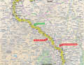 Die Karte zur 11. Etappe der Tour de France 2023