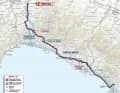 Die Karte der 11. Etappe des Giro d’Italia