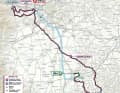 Die Karte der 12. Etappe des Giro d’Italia