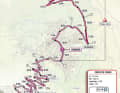 Die Karte des Anstiegs zum Croix de Coeur auf der 13. Etappe des Giro d’Italia